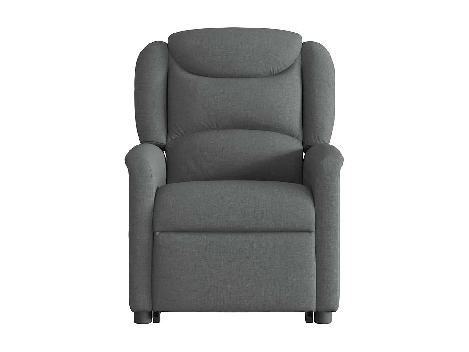 Fauteuil inclinable-Chaise de relax-Fauteuil de Massage Gris foncé Tissu SHL3606