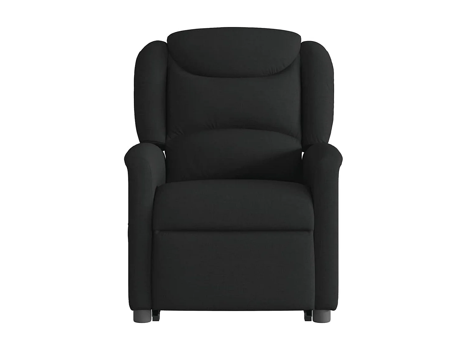 Sillón de relax | Sillón reclinable de masaje elevable tela negro SHL4898