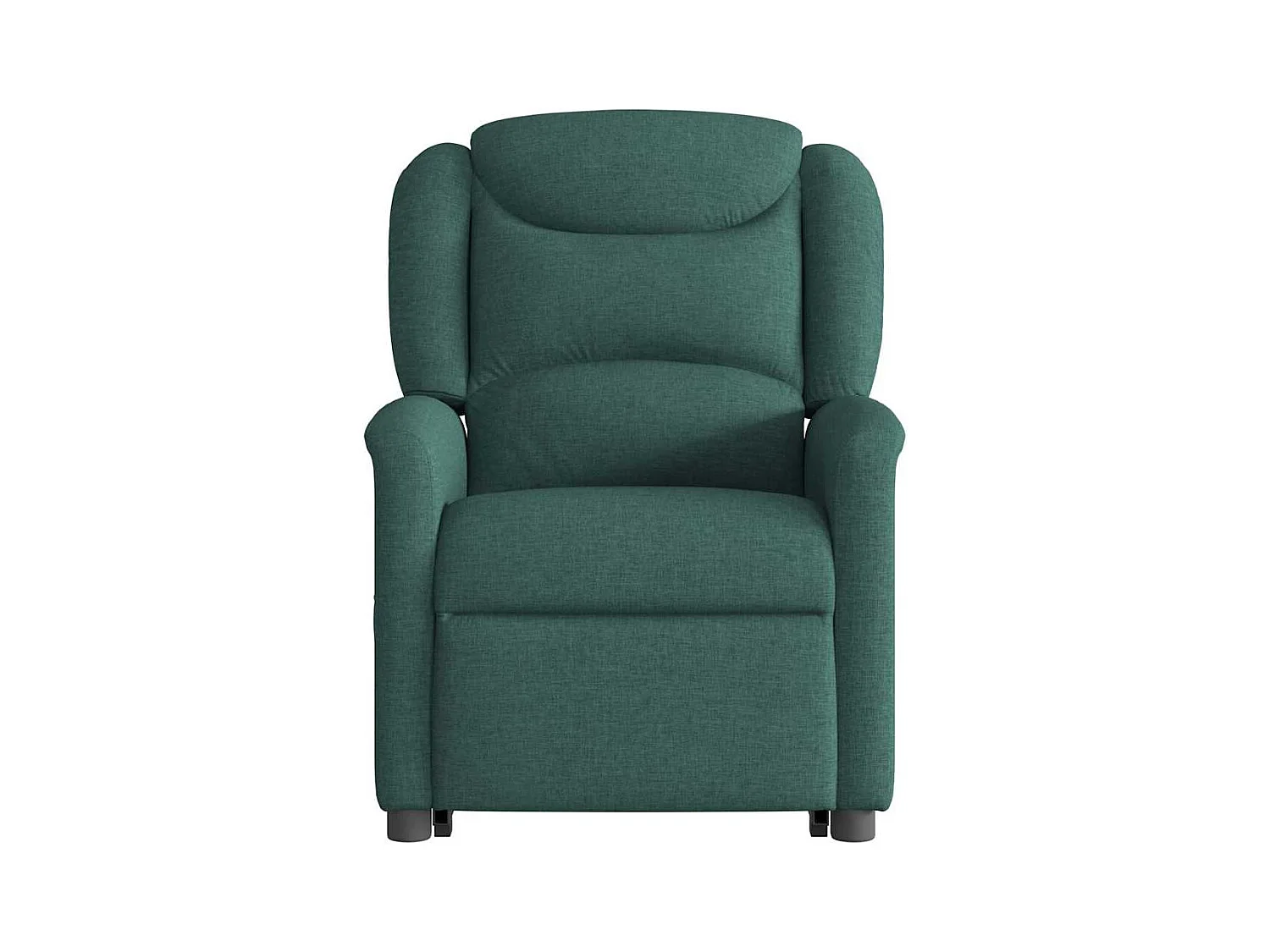 Fauteuil inclinable-Chaise de relax-Fauteuil TV vert foncé tissu SHL4407