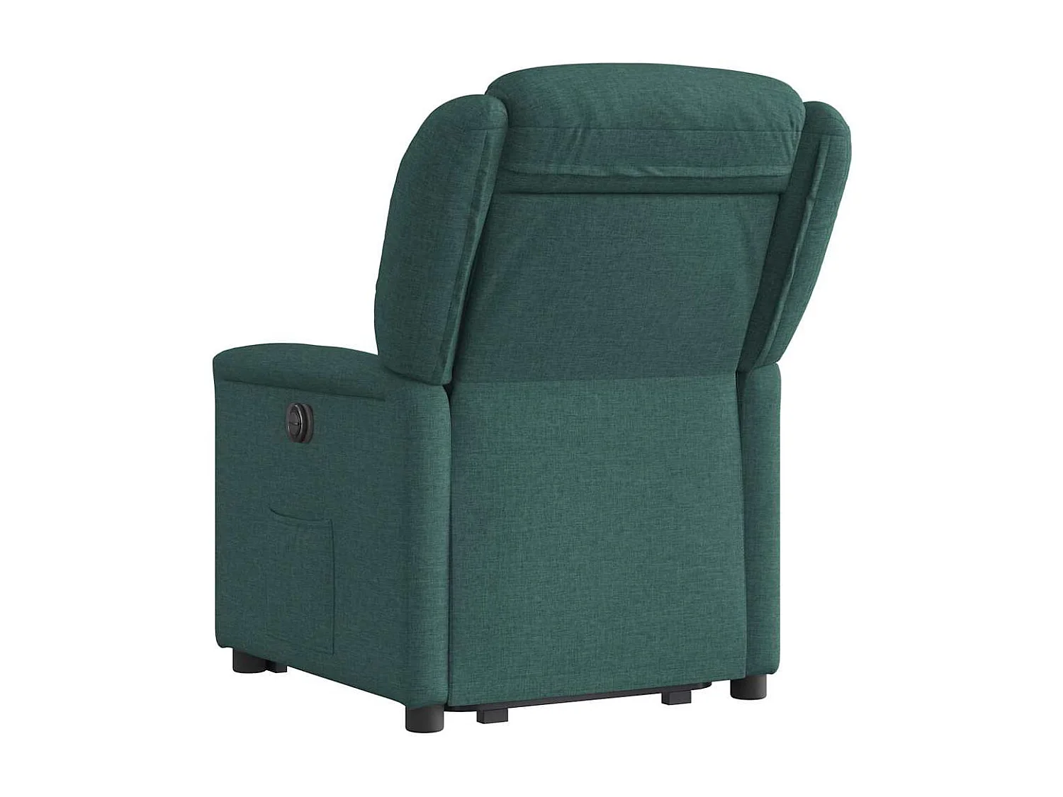 Fauteuil inclinable-Chaise de relax-Fauteuil TV vert foncé tissu SHL4407