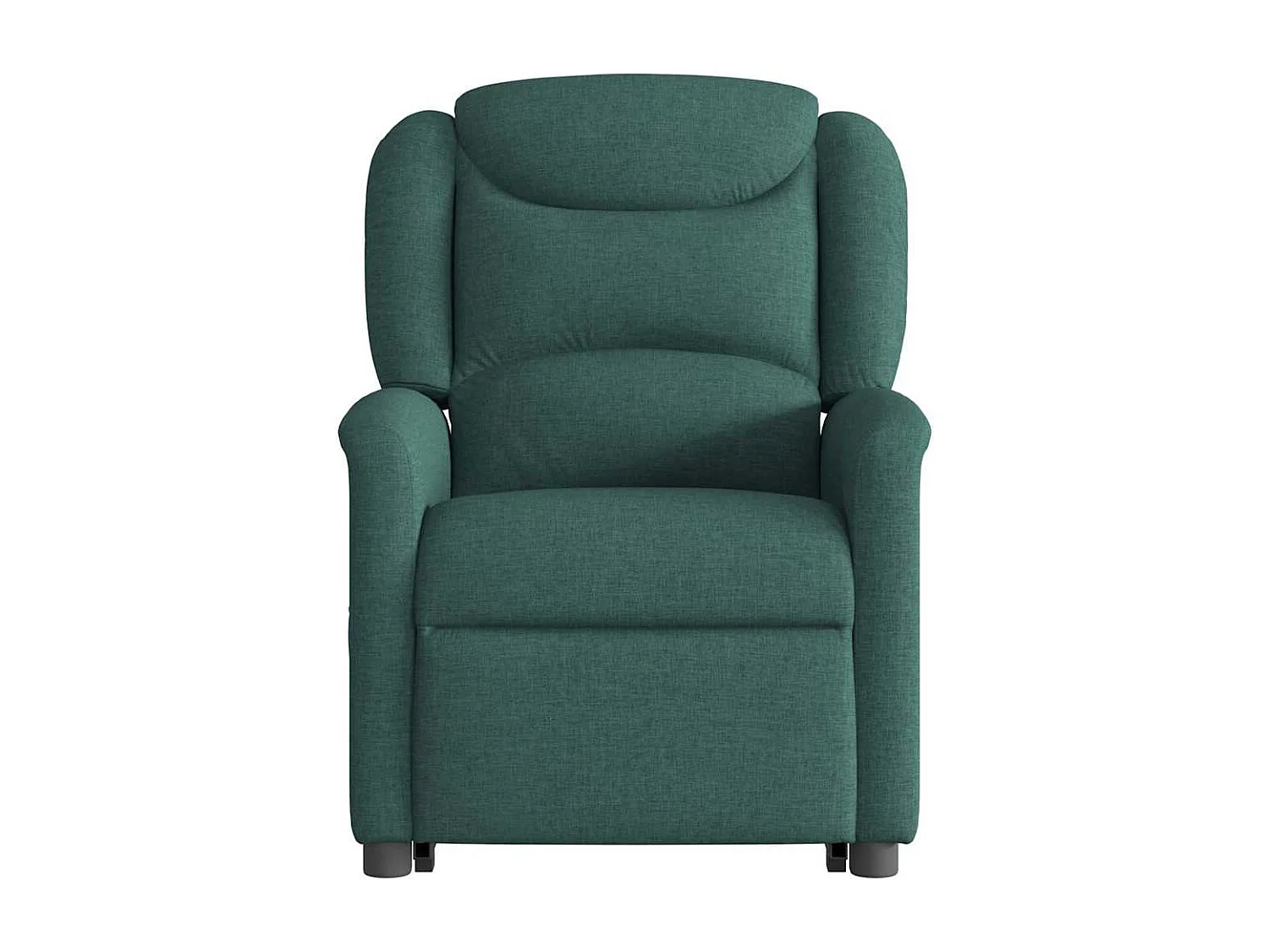 Fauteuil inclinable-Chaise de relax-Fauteuil TV vert foncé tissu SHL4407