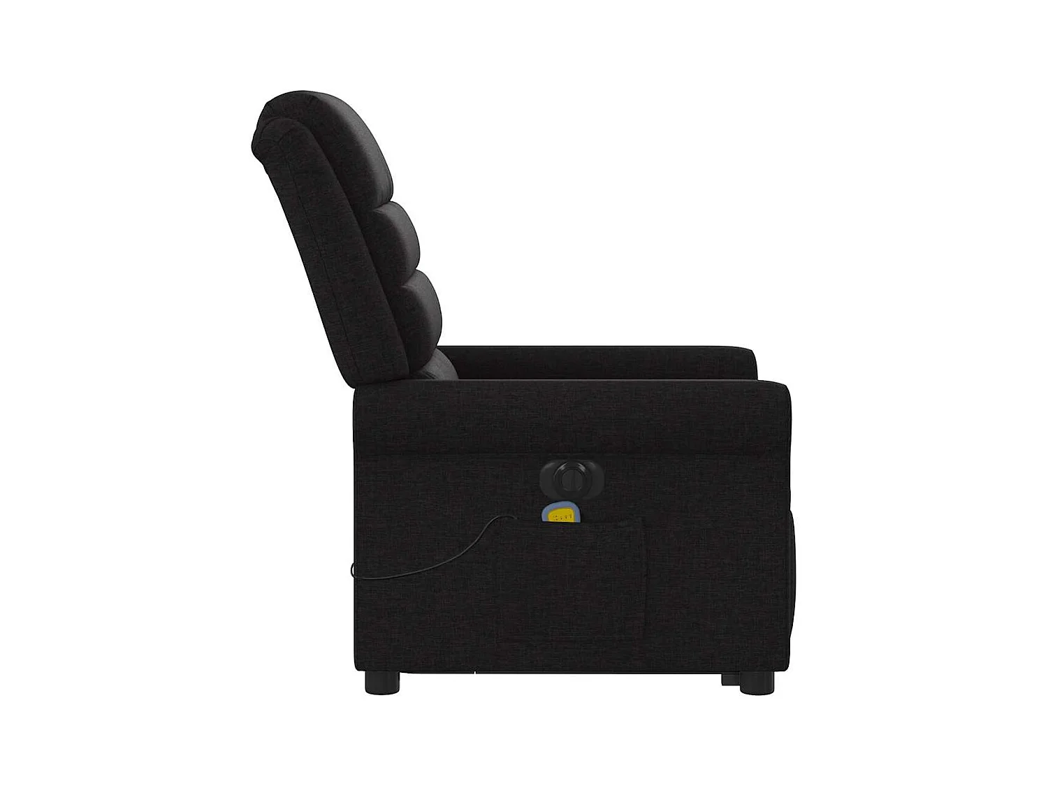 Sillón de salón | Silla | Sillón de masaje eléctrico reclinable elevable tela negro SHL6980