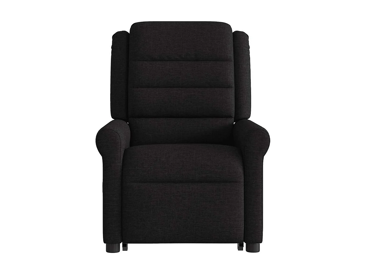 Fauteuil inclinable électrique-Chaise de relax-Fauteuil de Massage Noir Tissu SHL915