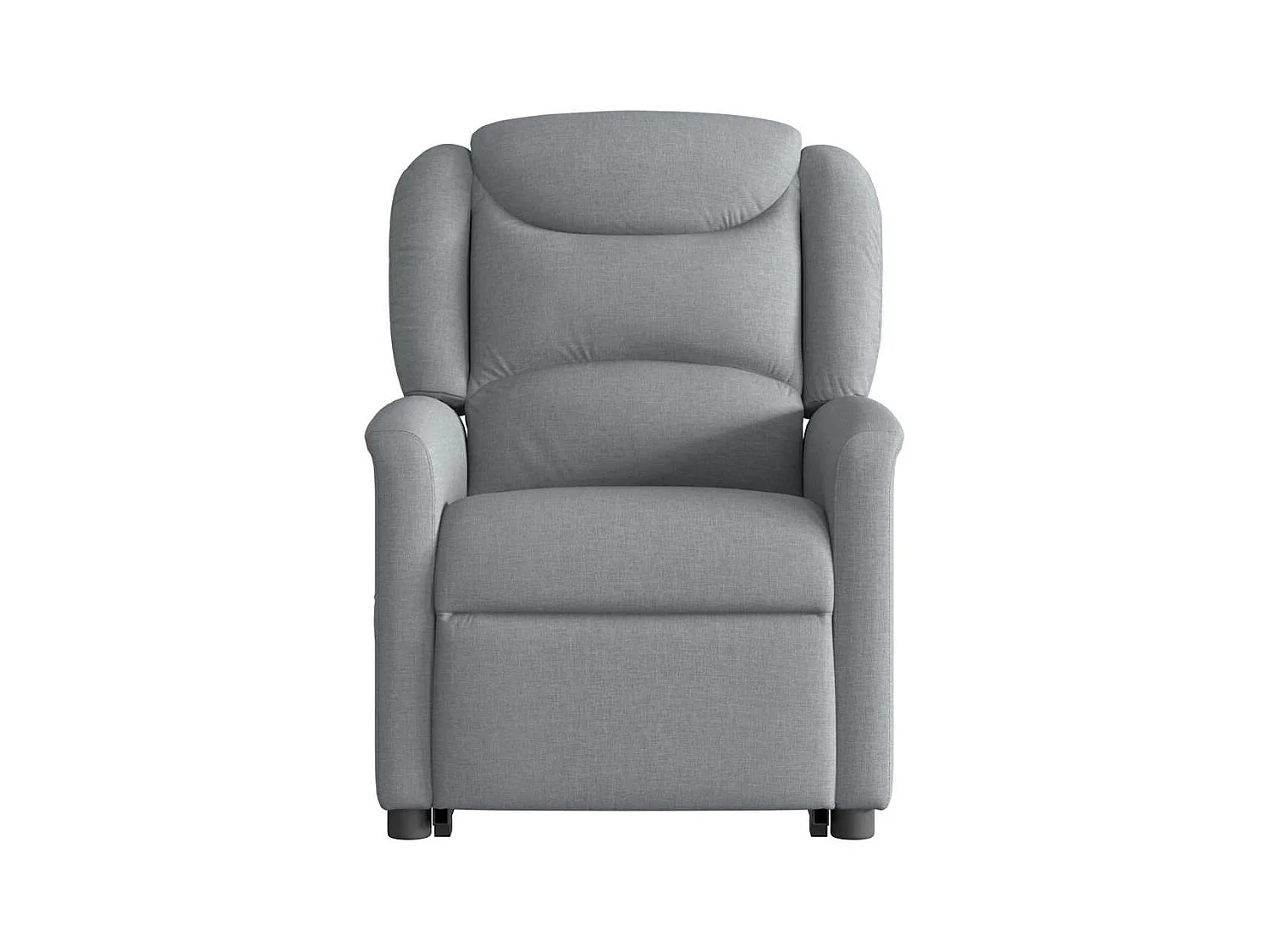 Sillón de relax | Silla | Sillón reclinable elevable de tela gris claro SHL4390