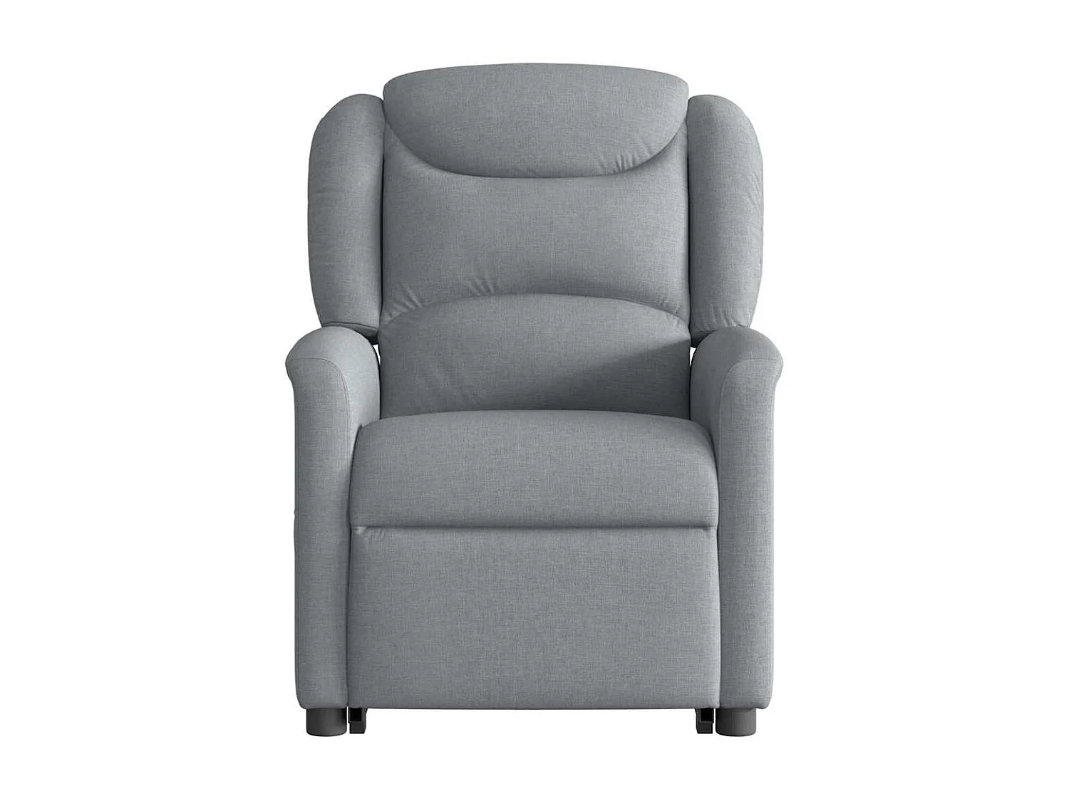 Fauteuil inclinable-Chaise de relax-Fauteuil TV Gris clair Tissu SHL2817