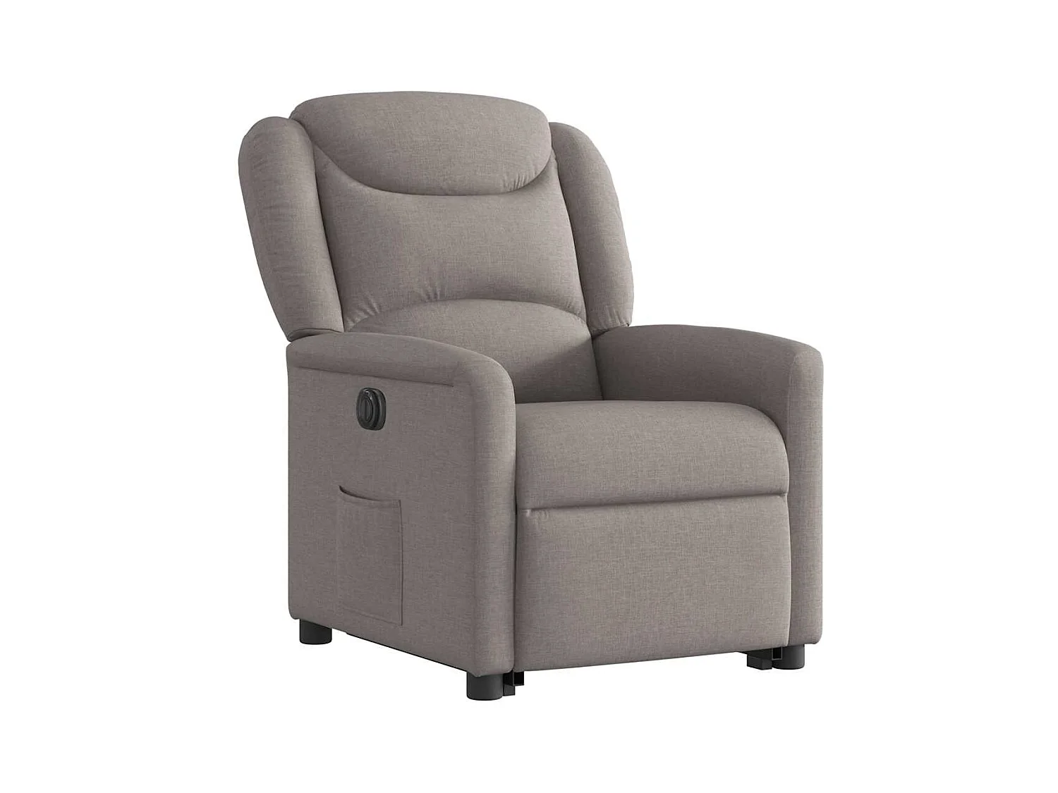 Silla de relax | Sillón eléctrico reclinable elevable de tela gris taupe SHL9334