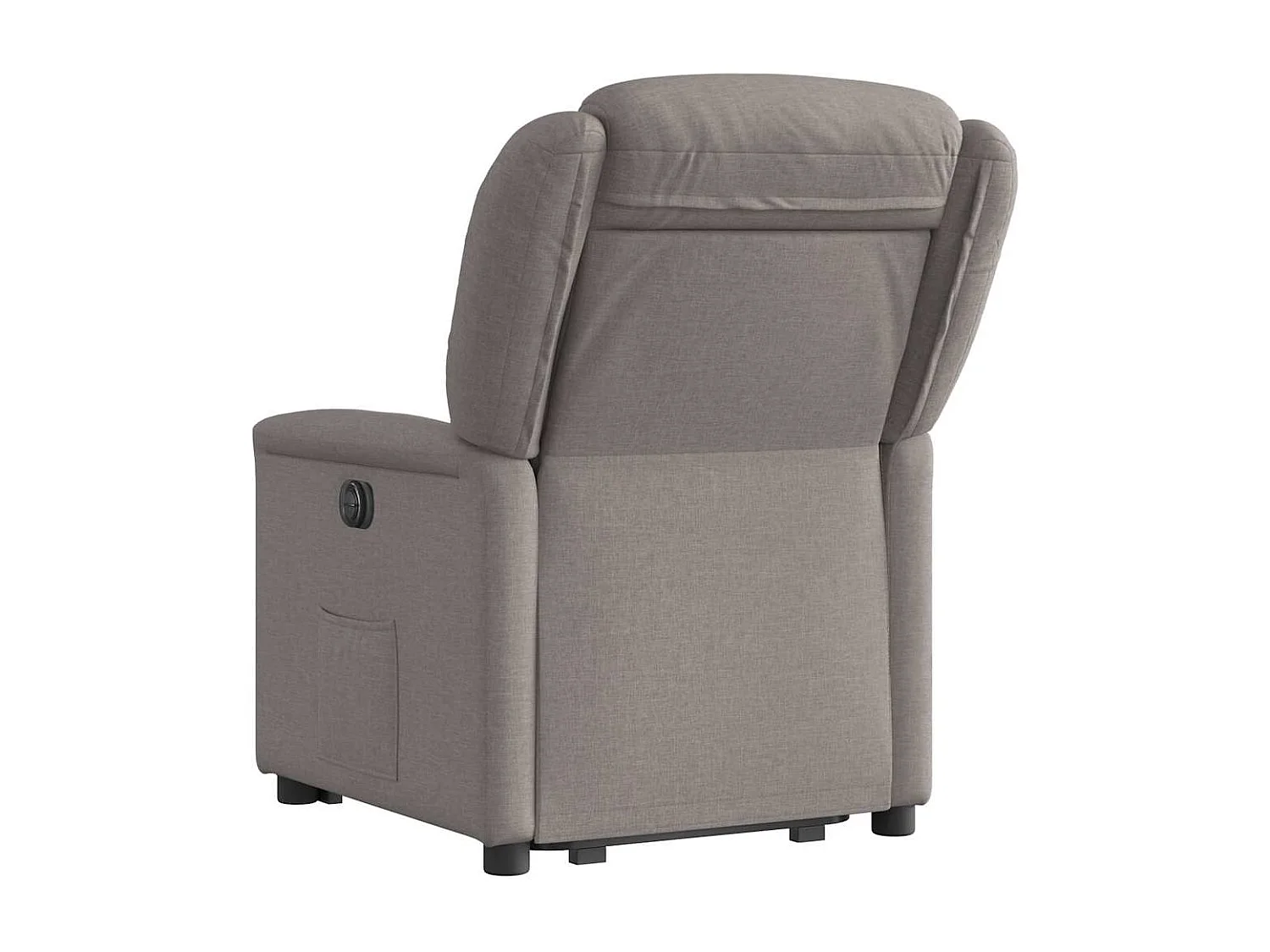 Silla de relax | Sillón eléctrico reclinable elevable de tela gris taupe SHL9334