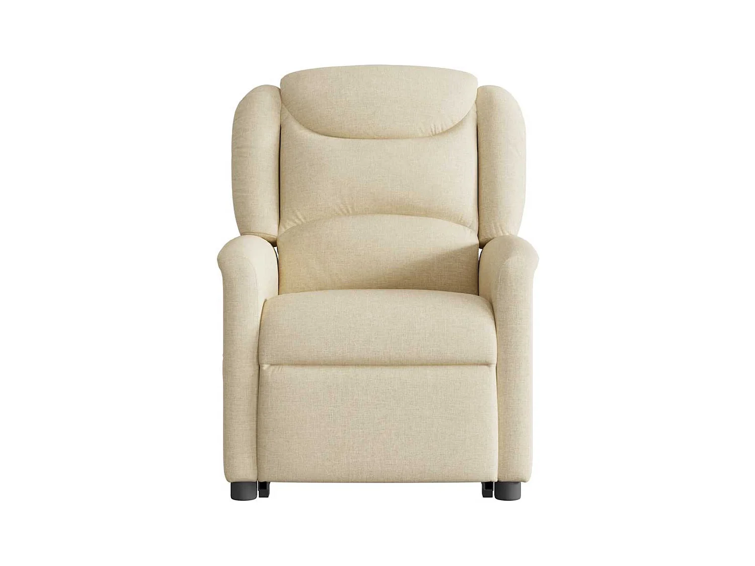 Silla de relax | Sillón eléctrico reclinable elevable de tela color crema SHL2366