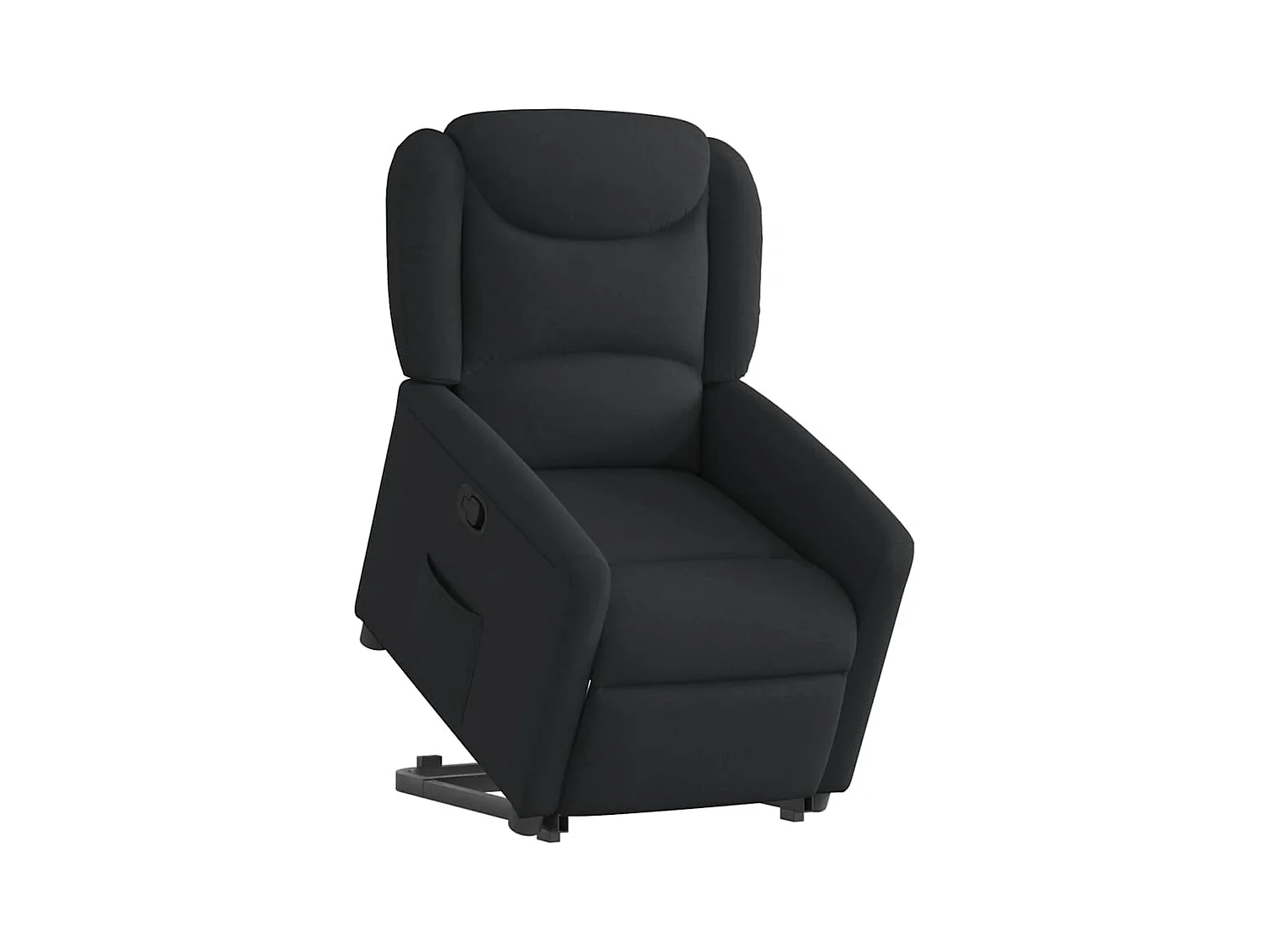 Sillón de relax | Silla | Sillón reclinable elevable tela negro SHL4175