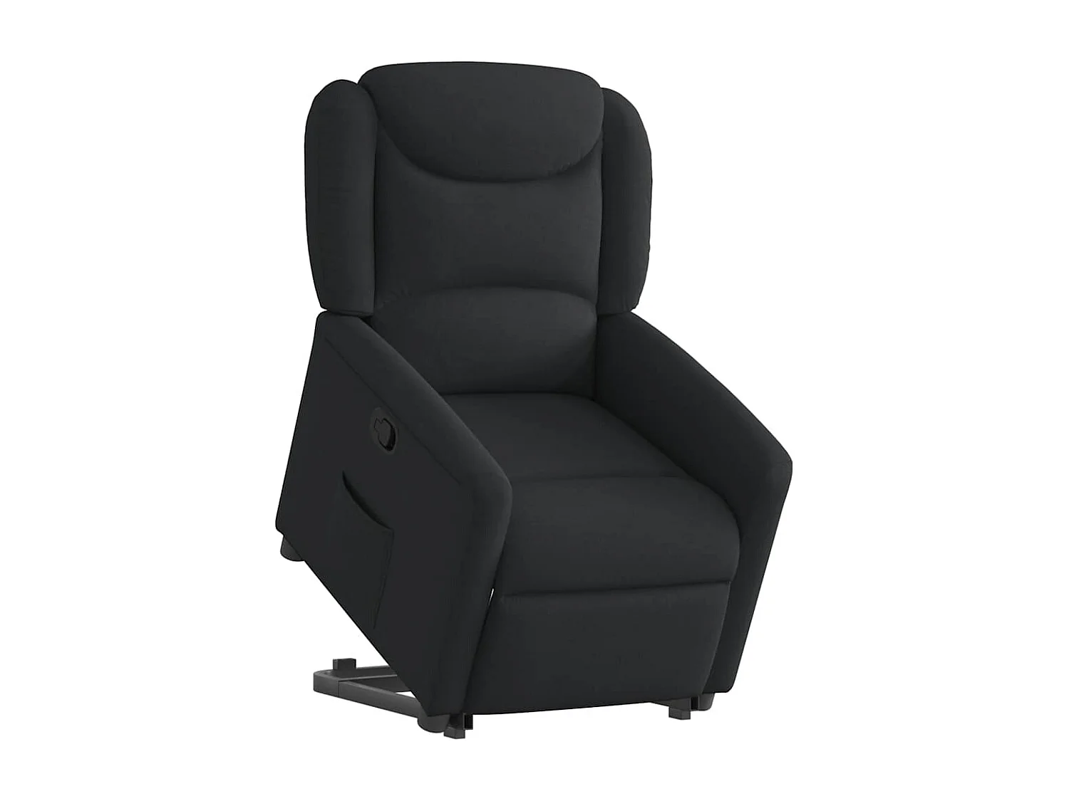 Fauteuil inclinable-Chaise de relax-Fauteuil TV noir tissu SHL1566