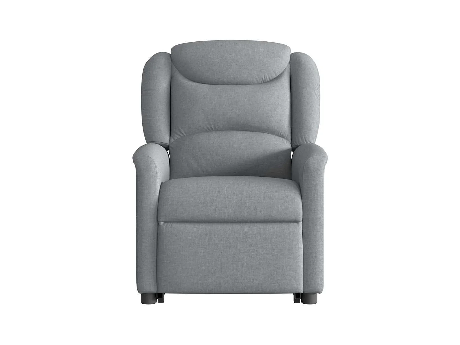 Silla de relax | Sillón eléctrico reclinable elevable de tela gris claro SHL8819