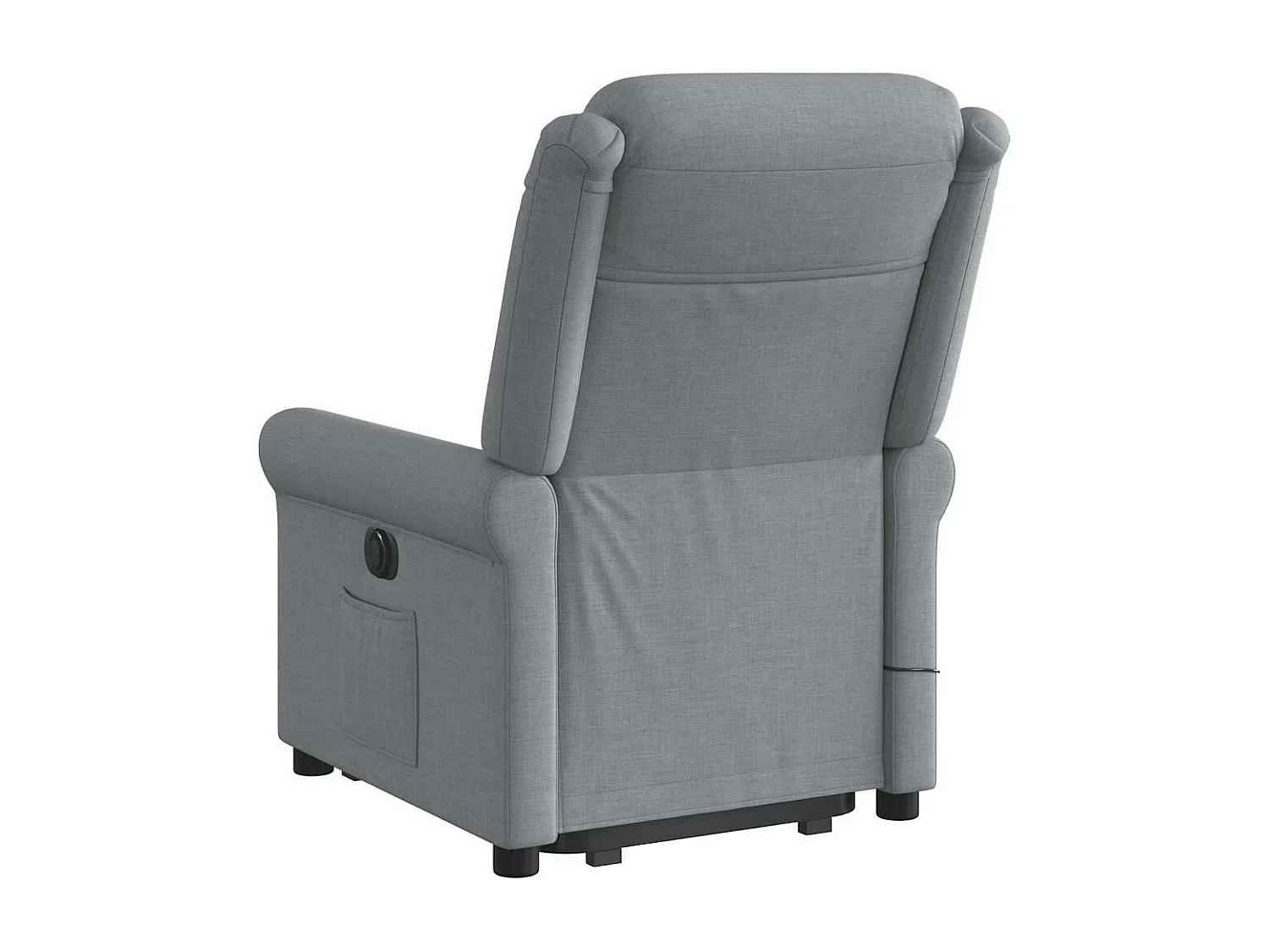 Fauteuil inclinable électrique-Chaise de relax-Fauteuil de Massage Gris clair Tissu SHL2077