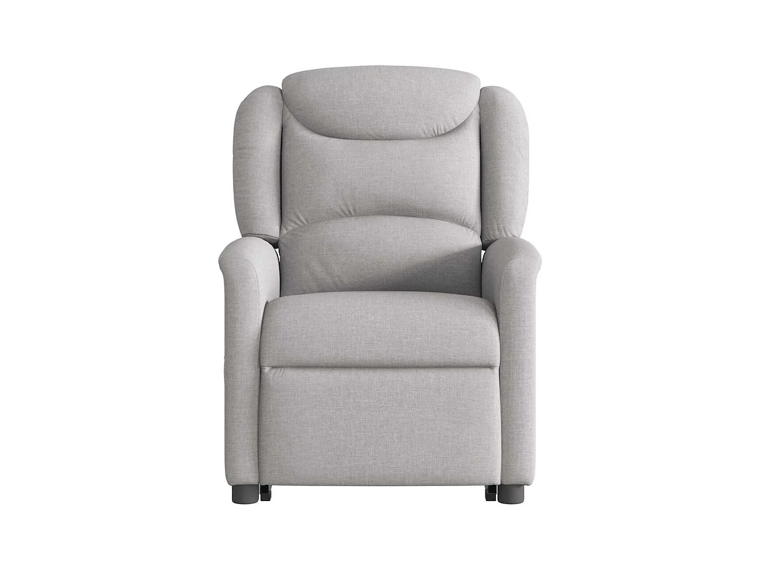 Silla de relax | Sillón eléctrico reclinable elevable de tela gris nube SHL4685