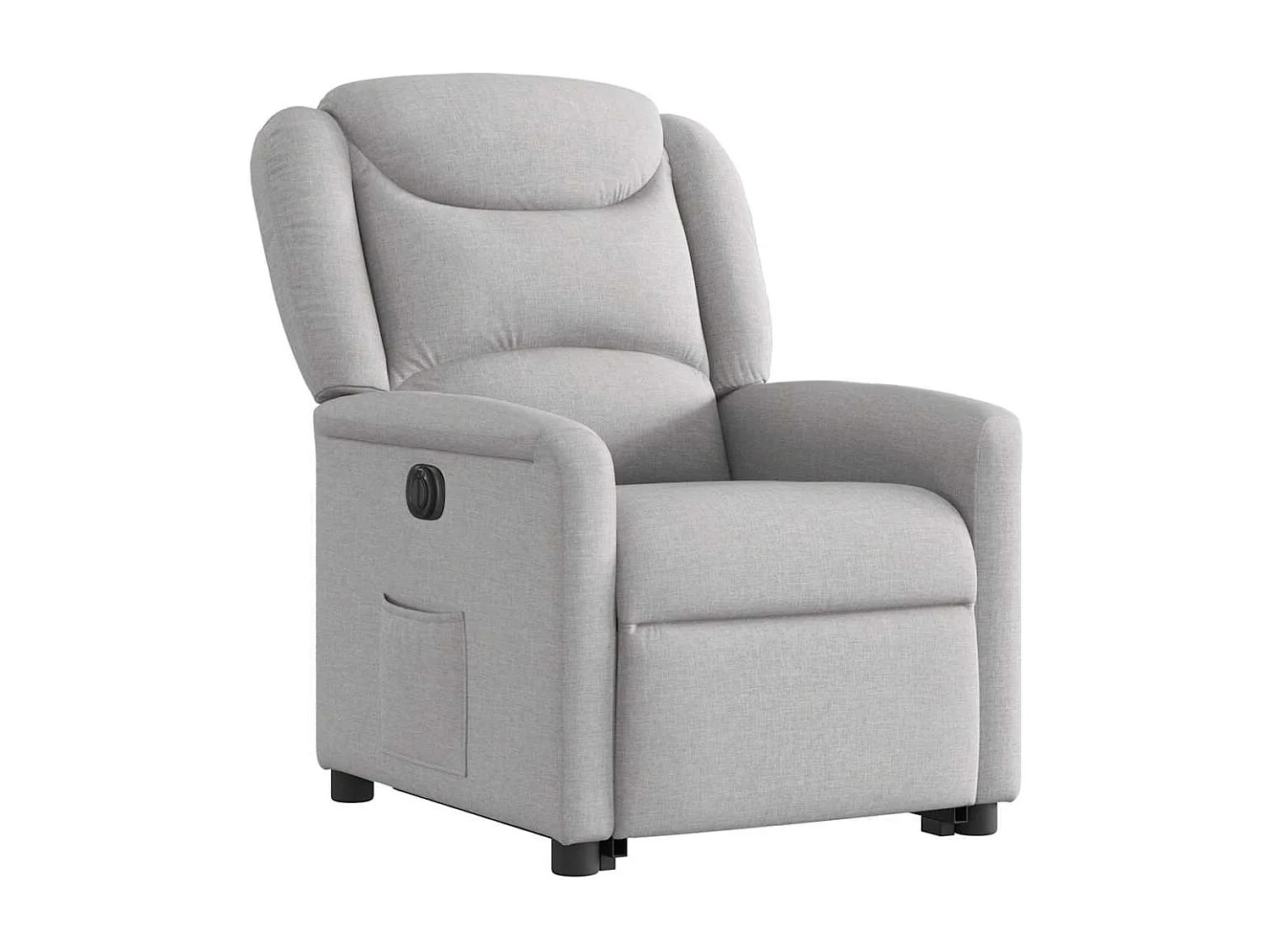 Fauteuil inclinable électrique-Chaise de relax-Fauteuil TV gris nuage tissu SHL2641