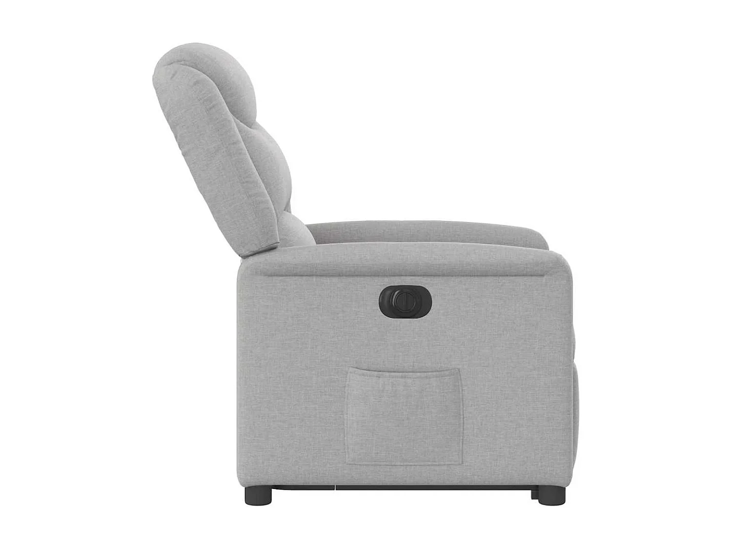Fauteuil inclinable électrique-Chaise de relax-Fauteuil TV gris nuage tissu SHL2641