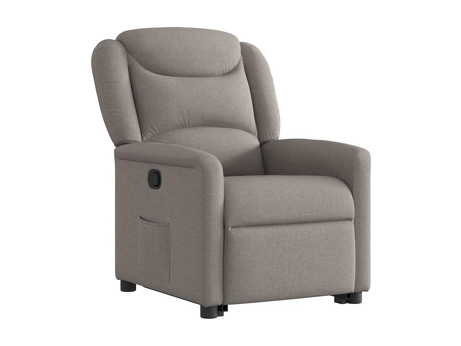 Fauteuil inclinable-Chaise de relax-Fauteuil TV taupe tissu SHL2454