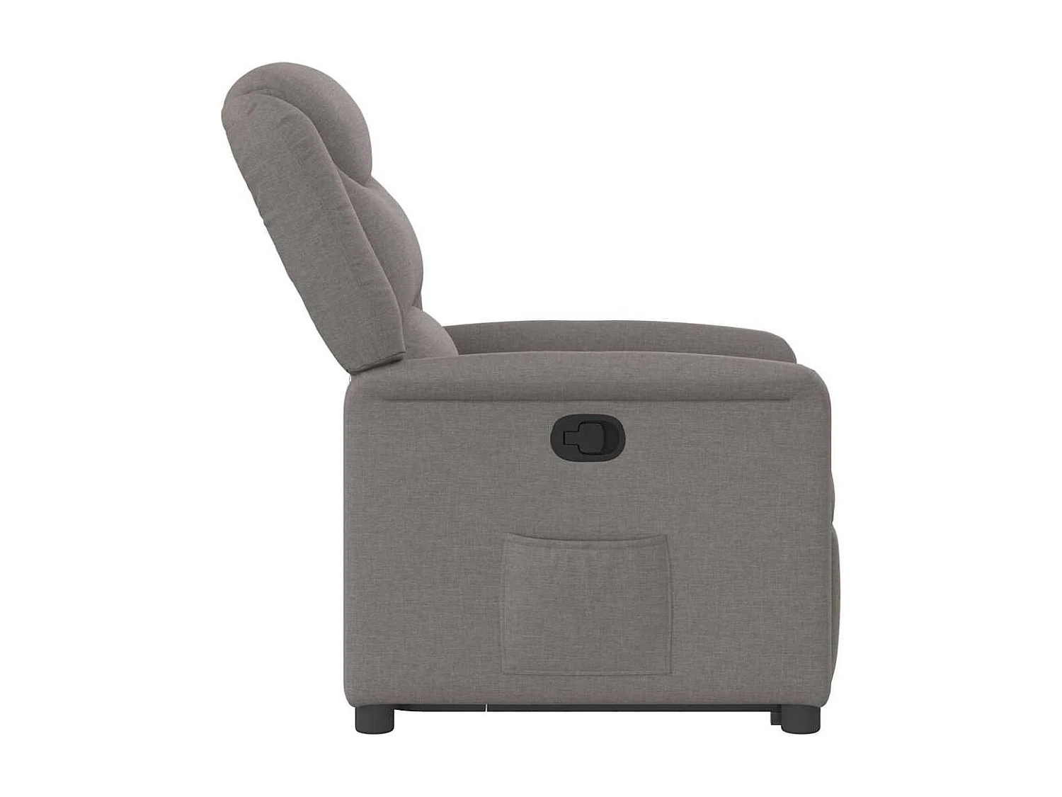 Fauteuil inclinable-Chaise de relax-Fauteuil TV taupe tissu SHL2454