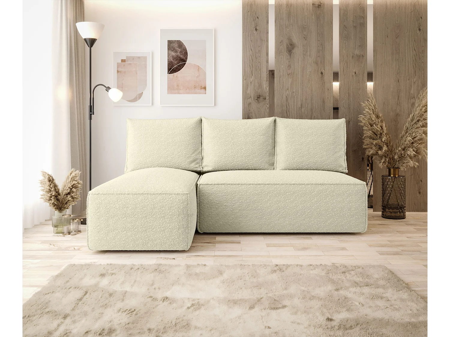 ECKSOFA mit Schlaffunktion SAVIO MINI Quelle 02 Links L-Form Sofa mit Stauraum Bettkasten Wohnzimmersofa Couch Sofa Bettsofa Bettkasten Bettcouch