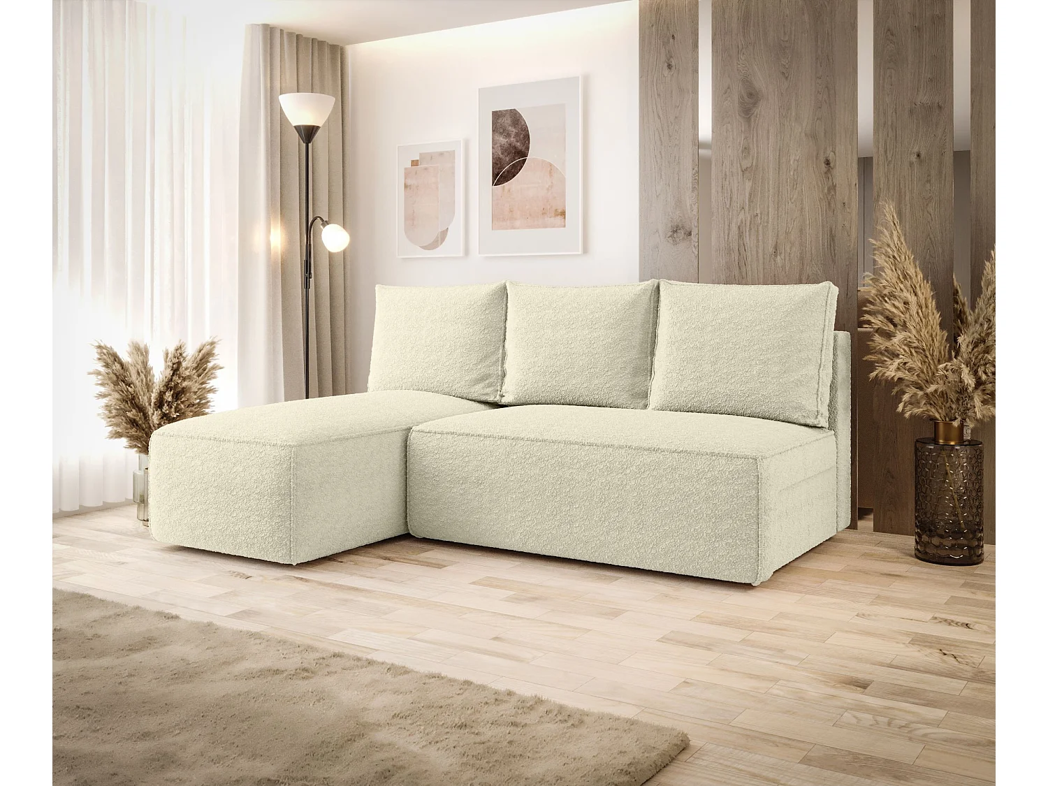 ECKSOFA mit Schlaffunktion SAVIO MINI Quelle 02 Links L-Form Sofa mit Stauraum Bettkasten Wohnzimmersofa Couch Sofa Bettsofa Bettkasten Bettcouch