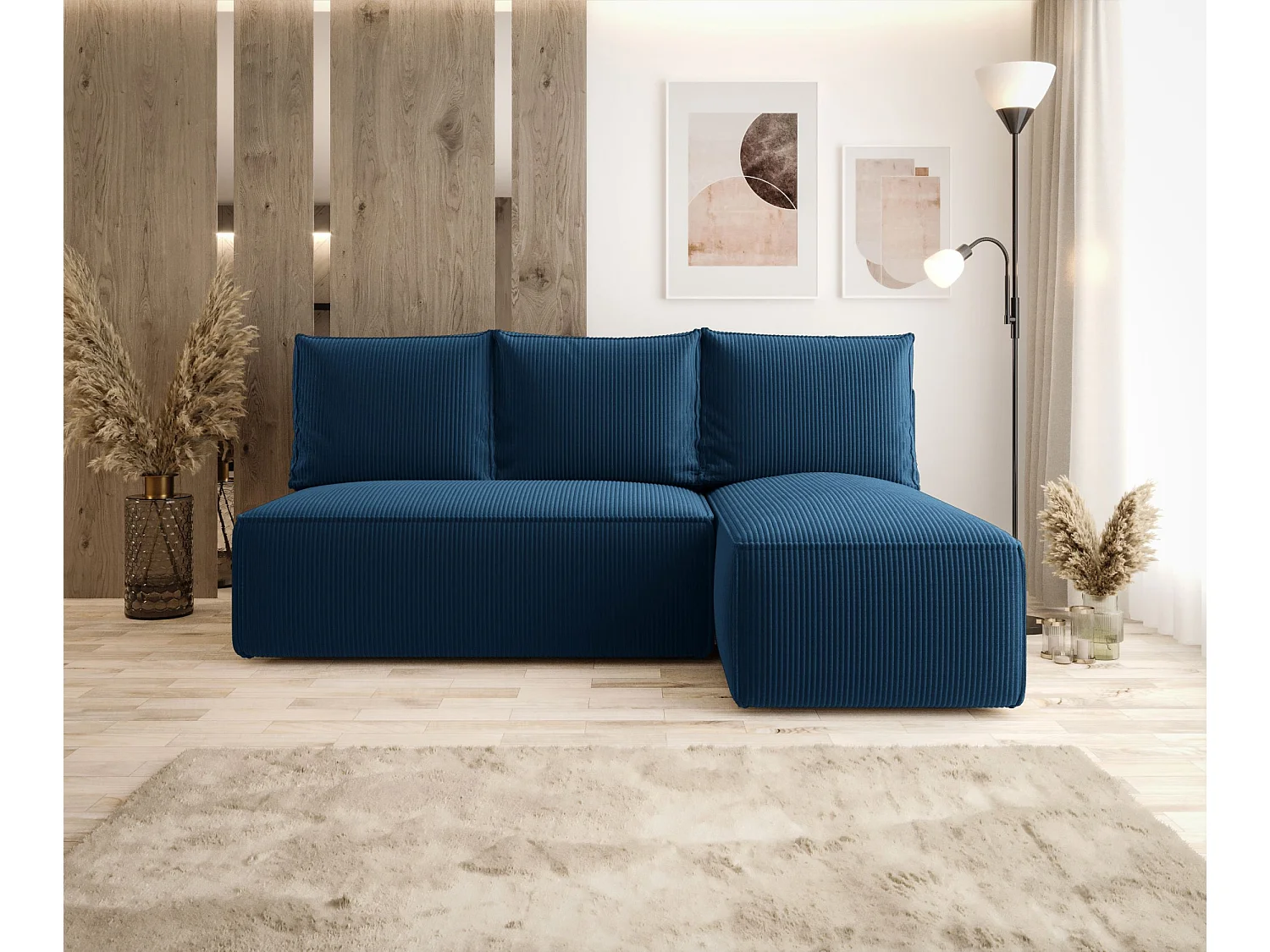 ECKSOFA mit Schlaffunktion SAVIO MINI Poso 05 DunkelblauRechts L-Form Sofa mit Stauraum Bettkasten Wohnzimmersofa Couch Sofa Bettsofa Bettkasten Bettcouch