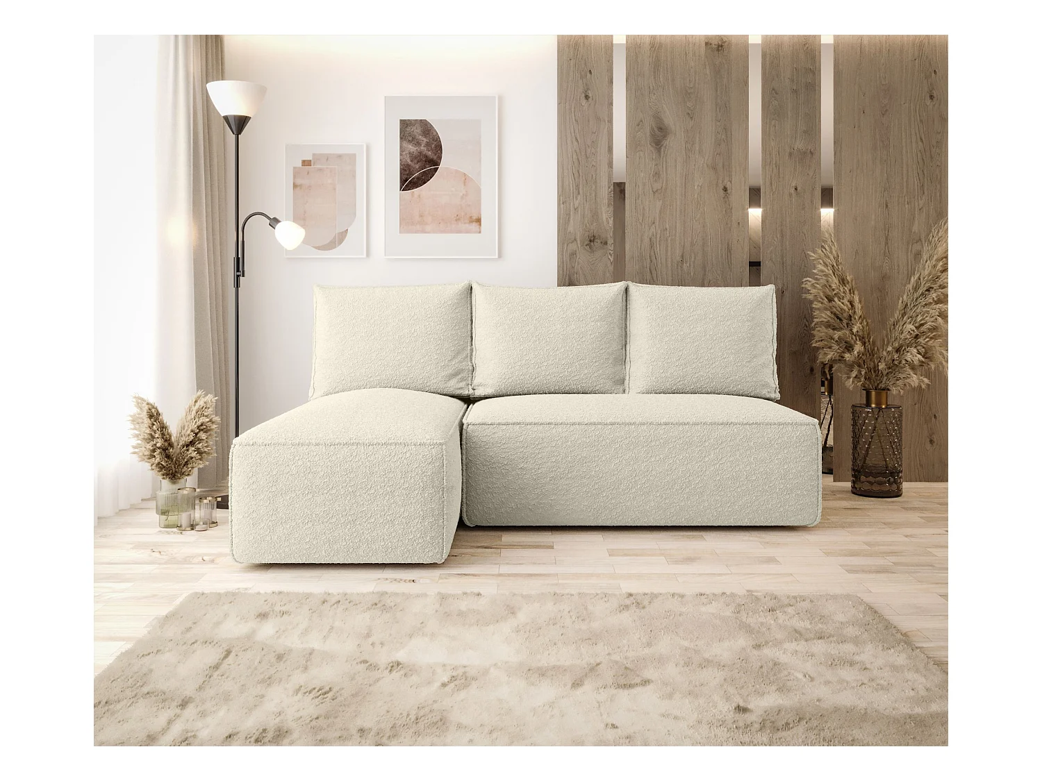 ECKSOFA mit Schlaffunktion SAVIO MINI Quelle 03 Links L-Form Sofa mit Stauraum Bettkasten Wohnzimmersofa Couch Sofa Bettsofa Bettkasten Bettcouch