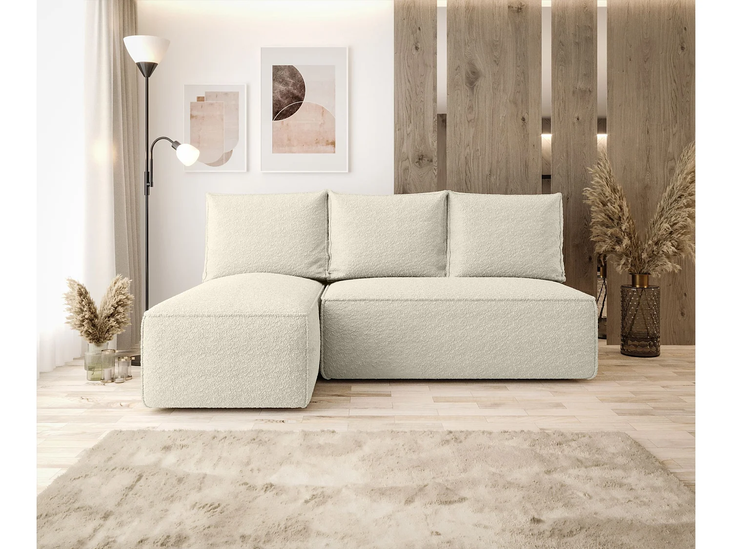 ECKSOFA mit Schlaffunktion SAVIO MINI Quelle 03 Links L-Form Sofa mit Stauraum Bettkasten Wohnzimmersofa Couch Sofa Bettsofa Bettkasten Bettcouch