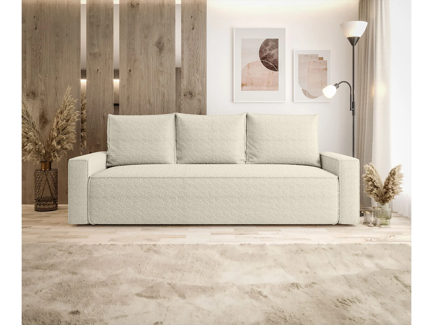 SOFA SAVIO Quelle 03 Beige mit Stauraum Bettkasten Wohnzimmersofa Couch Sofa Bettsofa Bettkasten Bettcouch