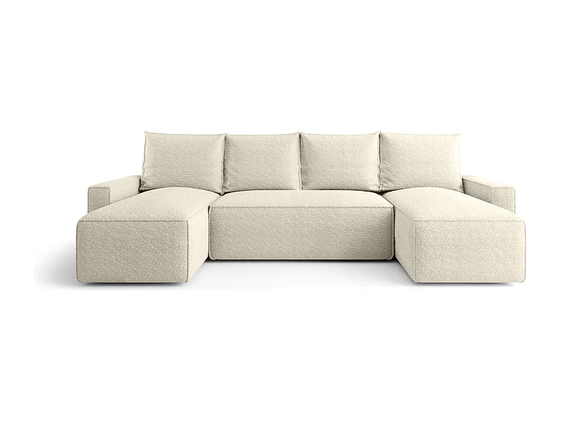 Hoekbank met slaapfunctie SAVIO U Quelle 03 U-Form Sofa met opbergruimte woonkamerbank, slaapbank, bank met opbergruimte