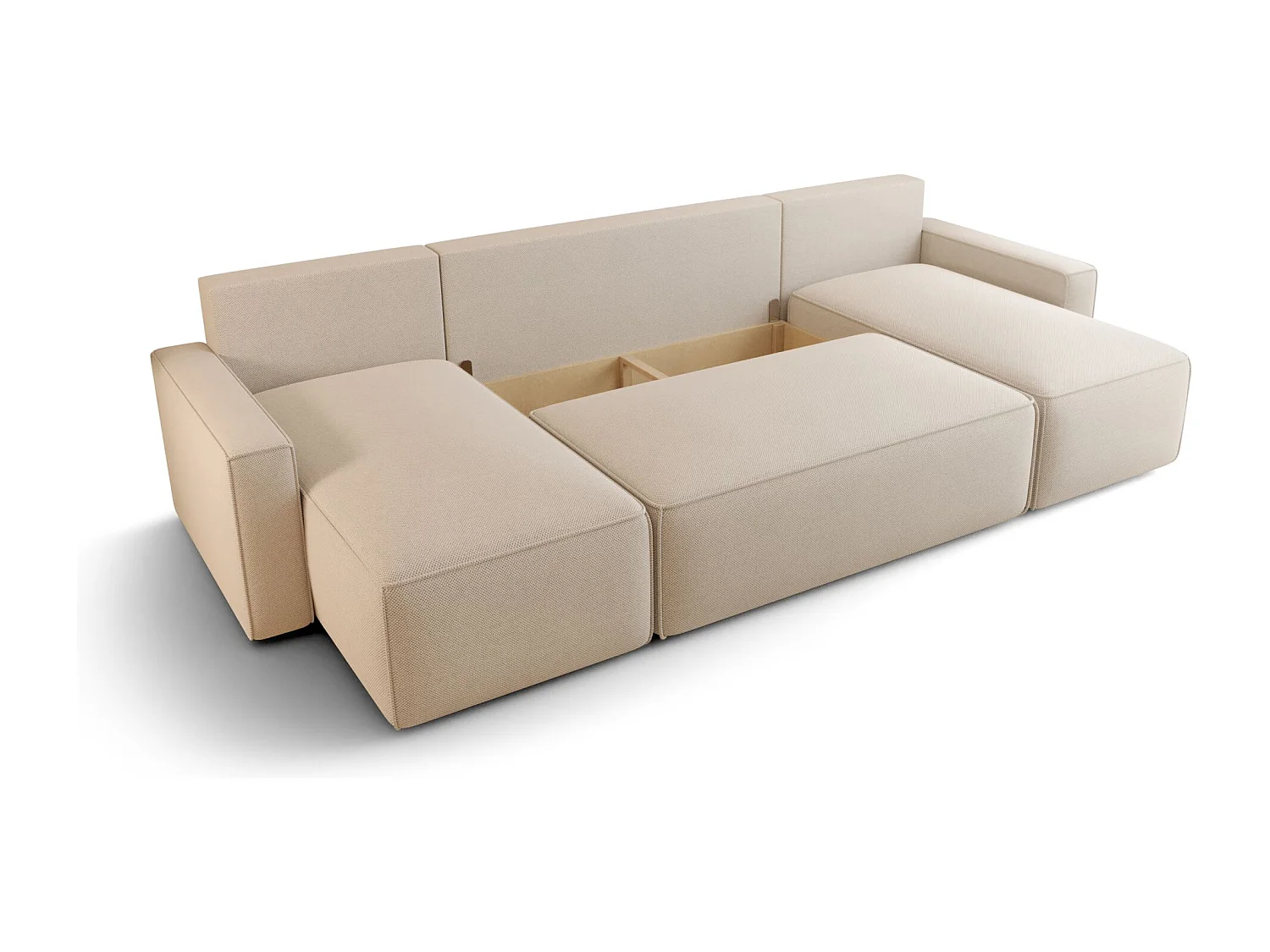 ECKSOFA mit Schlaffunktion SAVIO U Quelle 06 U-Form Sofa mit Stauraum Bettkasten Wohnzimmersofa Couch Sofa Bettsofa Bettkasten Bettcouch