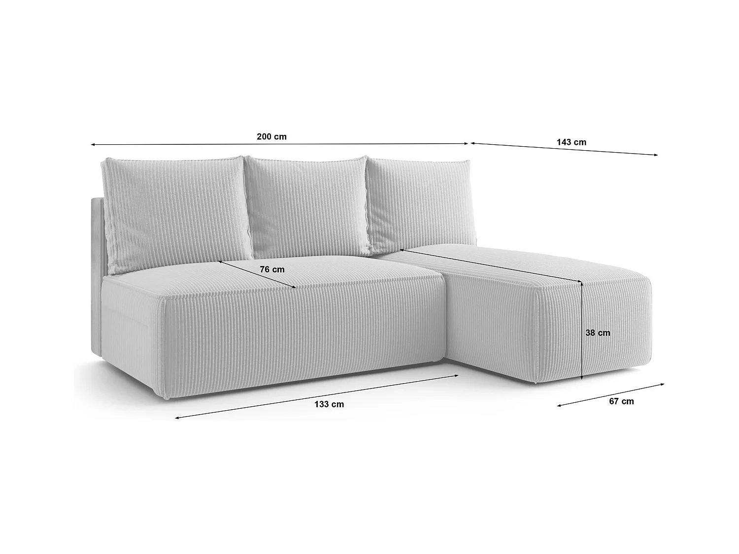 ECKSOFA mit Schlaffunktion SAVIO MINI Quelle 02 Rechts L-Form Sofa mit Stauraum Bettkasten Wohnzimmersofa Couch Sofa Bettsofa Bettkasten Bettcouch
