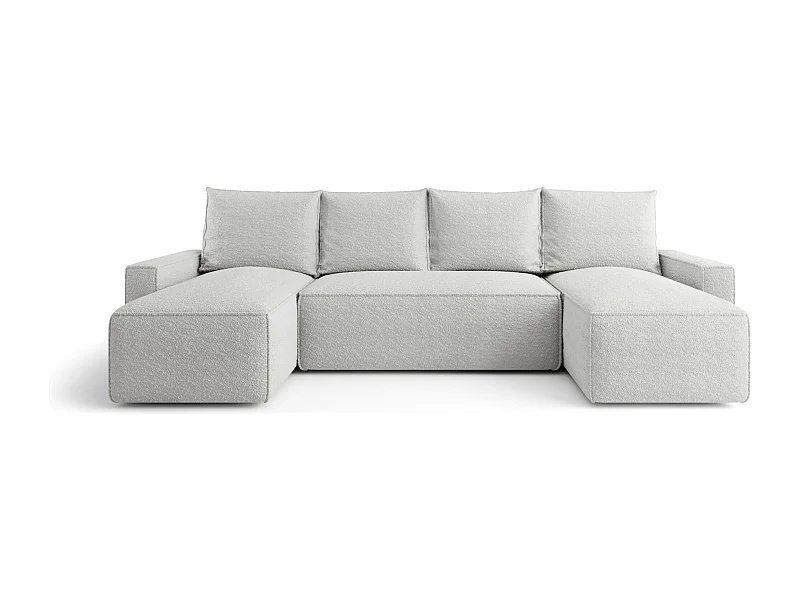 ECKSOFA mit Schlaffunktion SAVIO U Quelle 01 Creme U-Form Sofa mit Stauraum Bettkasten Wohnzimmersofa Couch Sofa Bettsofa Bettkasten Bettcouch