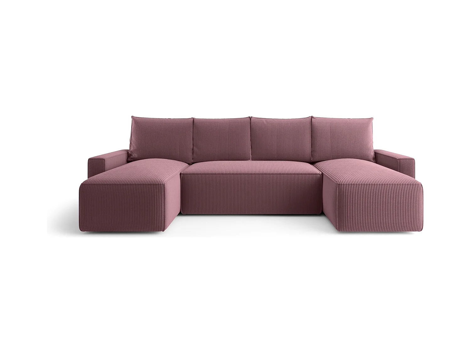 ECKSOFA mit Schlaffunktion SAVIO U Poso 130 Violett U-Form Sofa mit Stauraum Bettkasten Wohnzimmersofa Couch Sofa Bettsofa Bettkasten Bettcouch