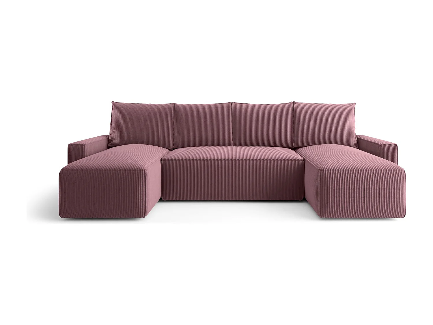ECKSOFA mit Schlaffunktion SAVIO U Poso 130 Violett U-Form Sofa mit Stauraum Bettkasten Wohnzimmersofa Couch Sofa Bettsofa Bettkasten Bettcouch