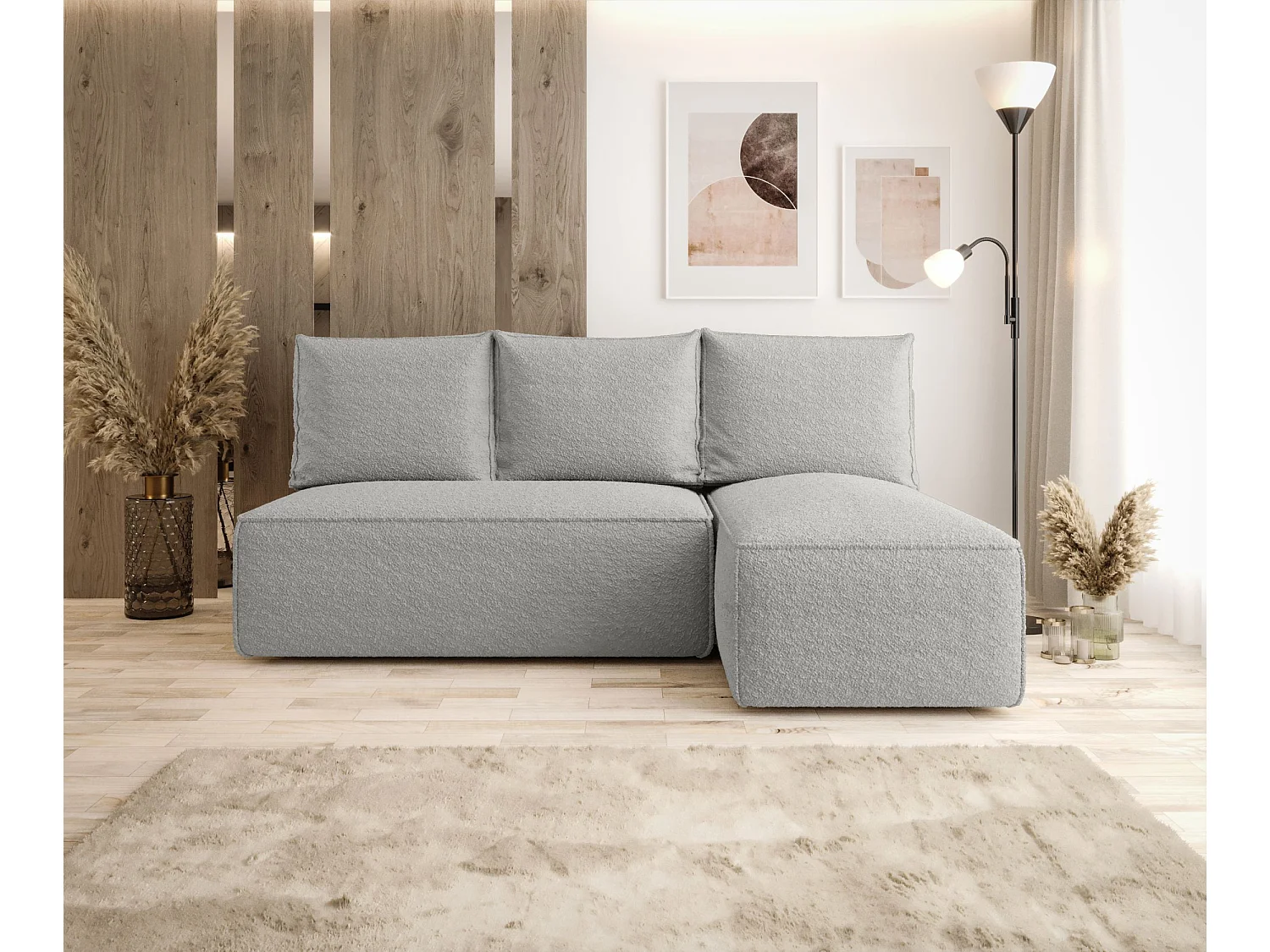 Narożnik z funkcją spania SAVIO MINI Quelle 83 prawy sofa w kształcie L z pojemnikiem na pościel sofa do salonu, sofa rozkładana, sofa z pojemnikiem