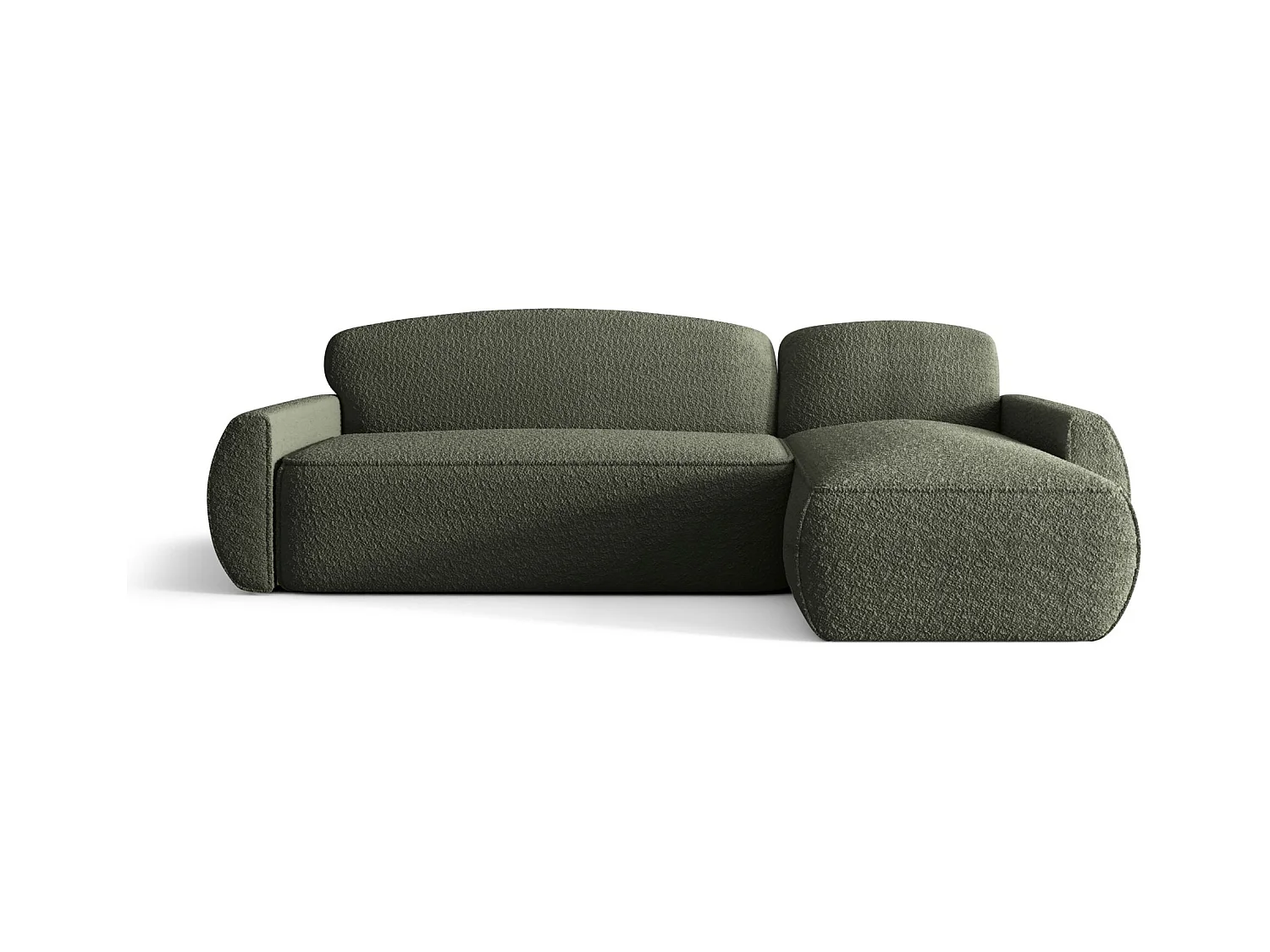 Hoekbank met slaapfunctie LUCAS Quelle 37 donkergroen rechts L-vormige bank met opbergruimte woonkamerbank, slaapbank, bank met opbergruimte