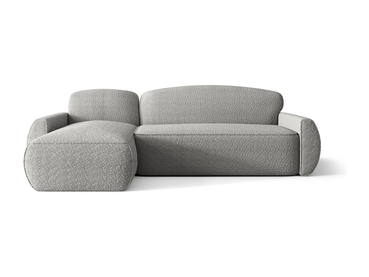 ECKSOFA mit Schlaffunktion LUCAS Quelle 83 Grau Links L-Form Sofa mit Stauraum Bettkasten Wohnzimmersofa Couch Sofa Bettsofa Bettkasten Bettcouch