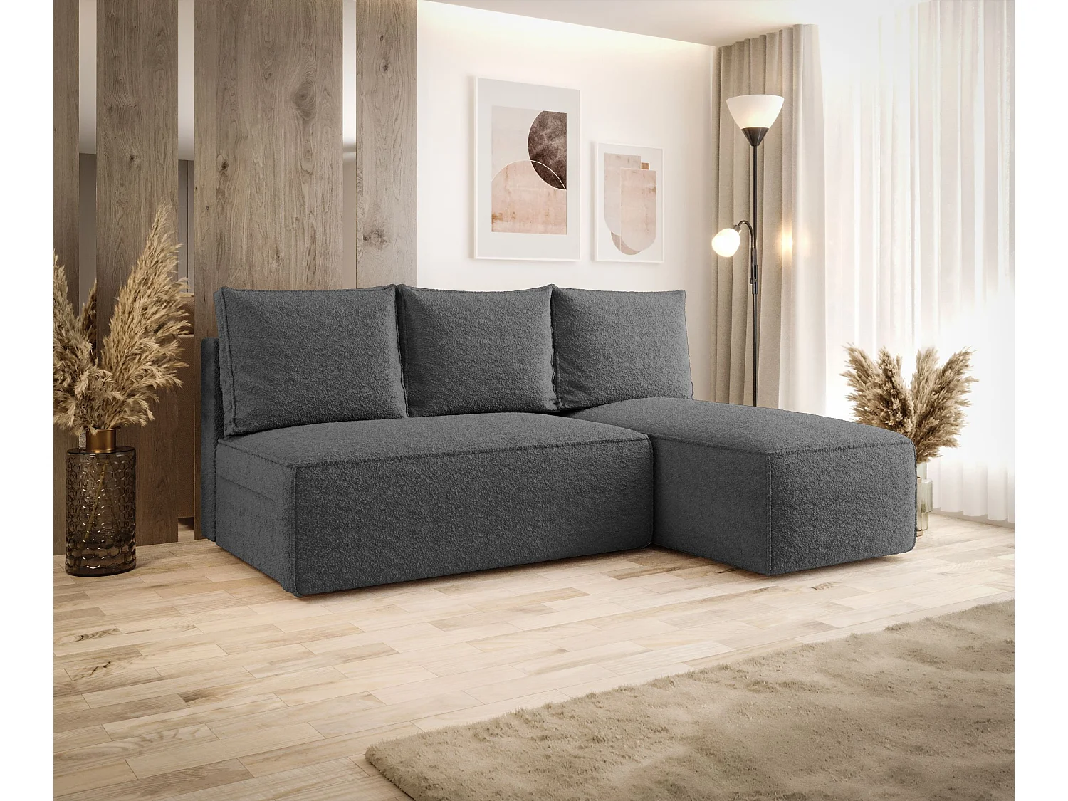 ECKSOFA mit Schlaffunktion SAVIO MINI Quelle 92 Rechts L-Form Sofa mit Stauraum Bettkasten Wohnzimmersofa Couch Sofa Bettsofa Bettkasten Bettcouch