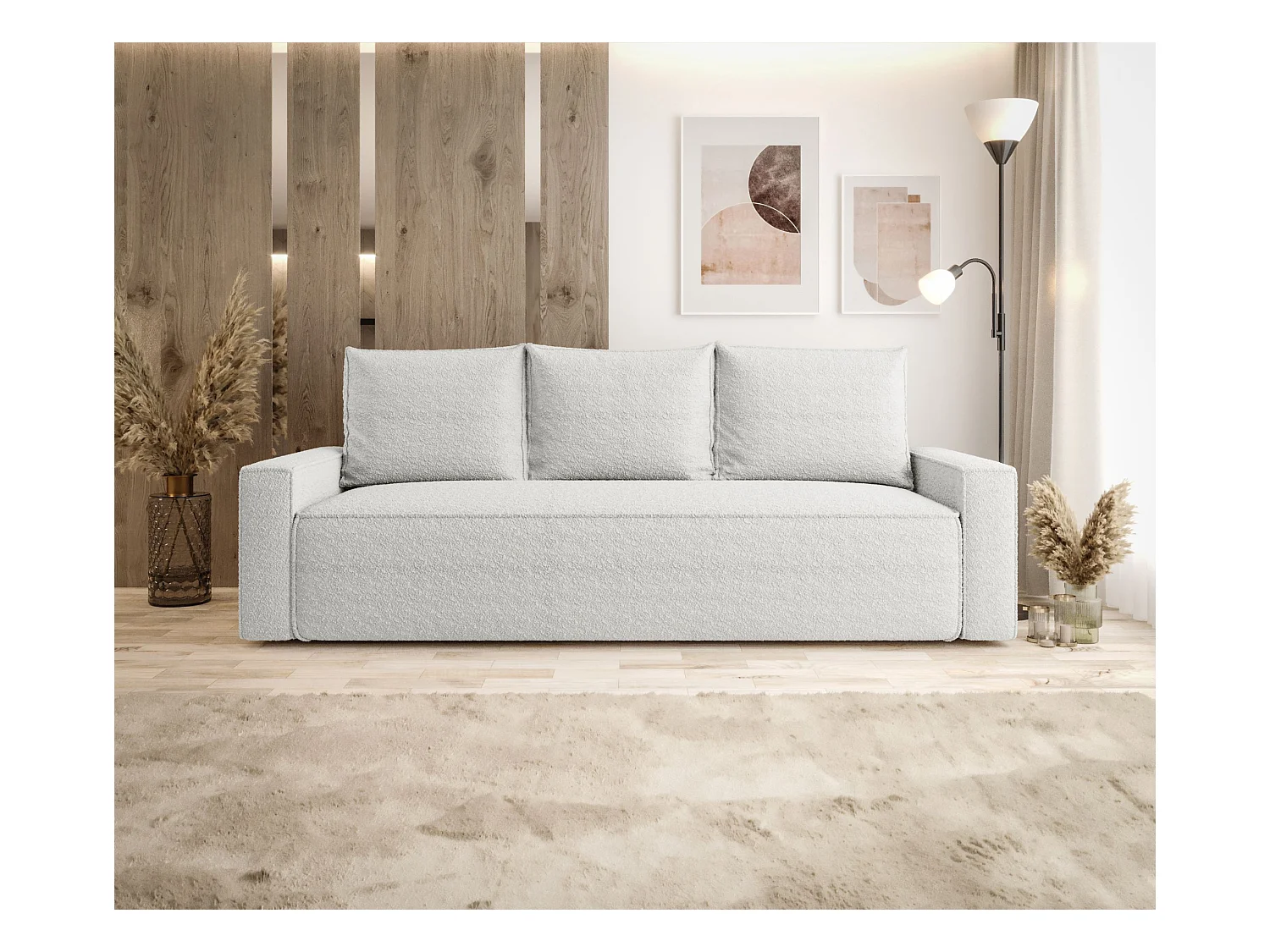 SOFA SAVIO Quelle 01 Weiß mit Stauraum Bettkasten Wohnzimmersofa Couch Sofa Bettsofa Bettkasten Bettcouch