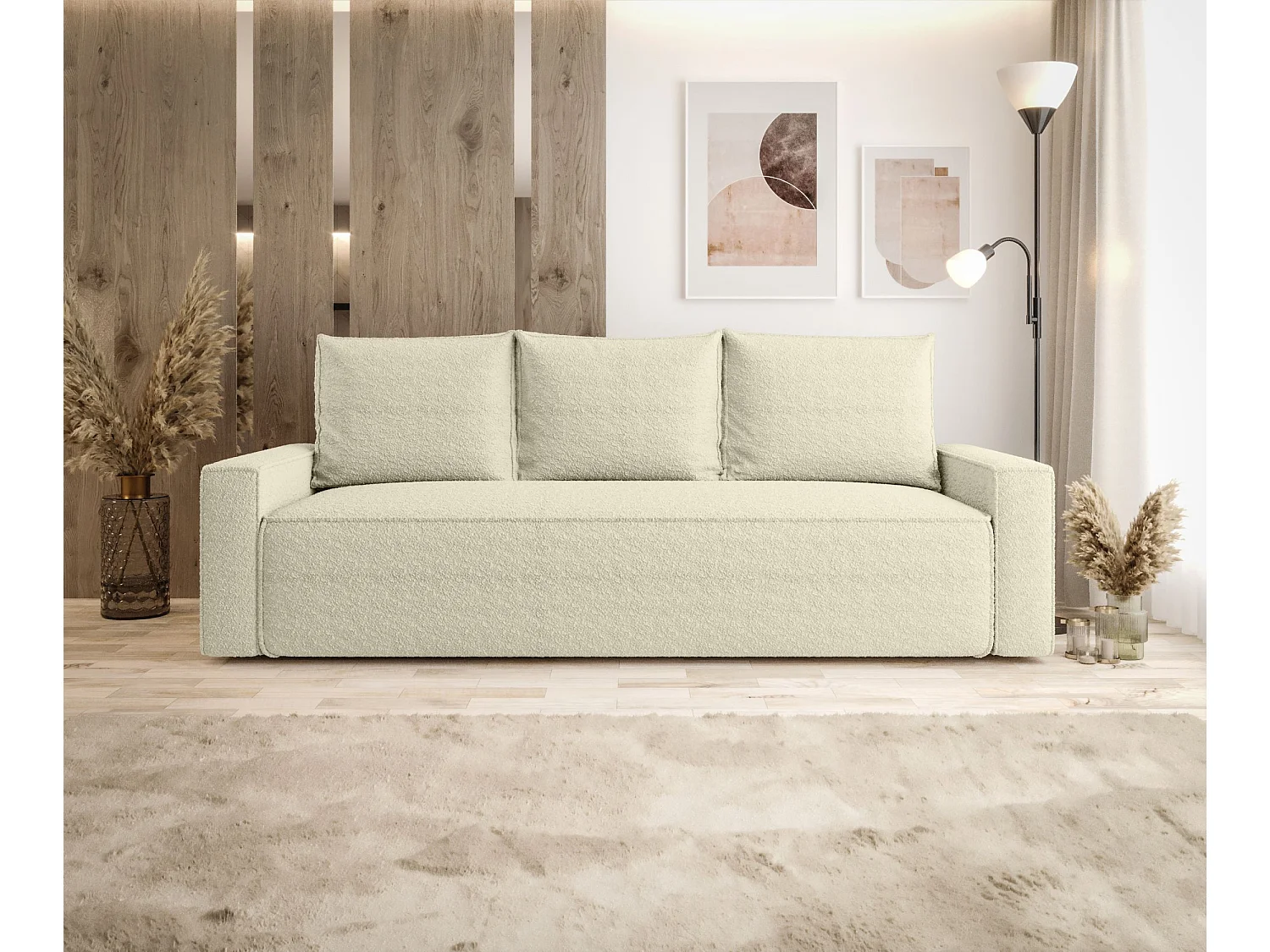 SOFA SAVIO Quelle 02 Ecru mit Stauraum Bettkasten Wohnzimmersofa Couch Sofa Bettsofa Bettkasten Bettcouch