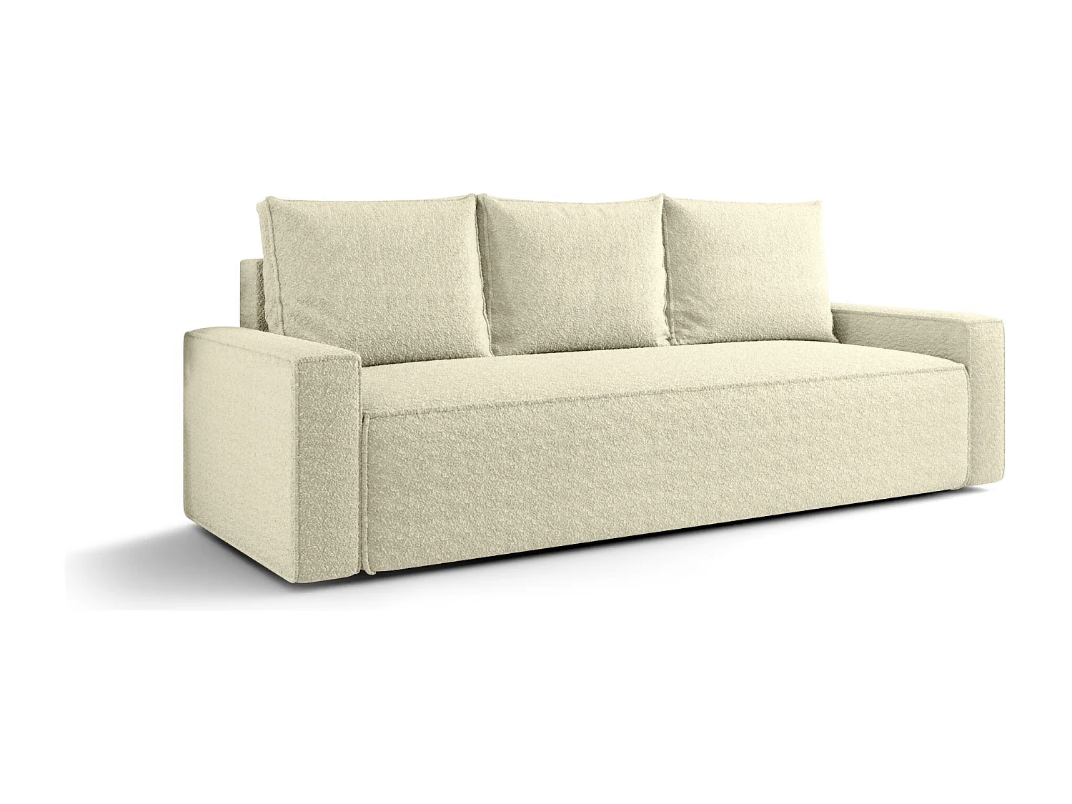 SOFA SAVIO Quelle 02 Ecru mit Stauraum Bettkasten Wohnzimmersofa Couch Sofa Bettsofa Bettkasten Bettcouch
