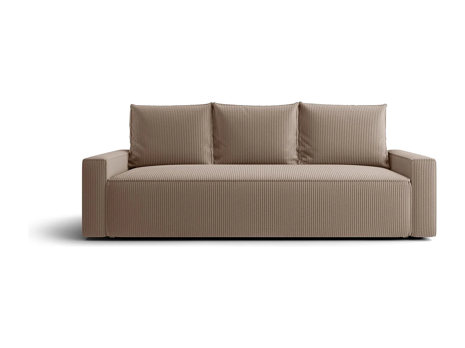 SOFA SAVIO Poso 02 Hellbraun mit Stauraum Bettkasten Wohnzimmersofa Couch Sofa Bettsofa Bettkasten Bettcouch