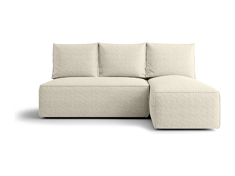Narożnik z funkcją spania SAVIO MINI Quelle 03 prawy sofa w kształcie L z pojemnikiem na pościel sofa do salonu, sofa rozkładana, sofa z pojemnikiem
