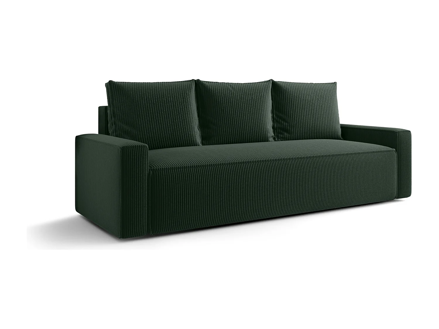 SOFA SAVIO Poso 14 Dunkelgrün mit Stauraum Bettkasten Wohnzimmersofa Couch Sofa Bettsofa Bettkasten Bettcouch