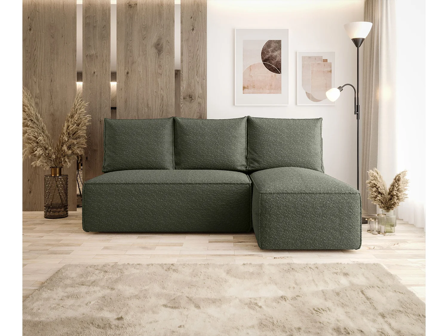 Narożnik z funkcją spania SAVIO MINI Quelle 37 prawy sofa w kształcie L z pojemnikiem na pościel sofa do salonu, sofa rozkładana, sofa z pojemnikiem
