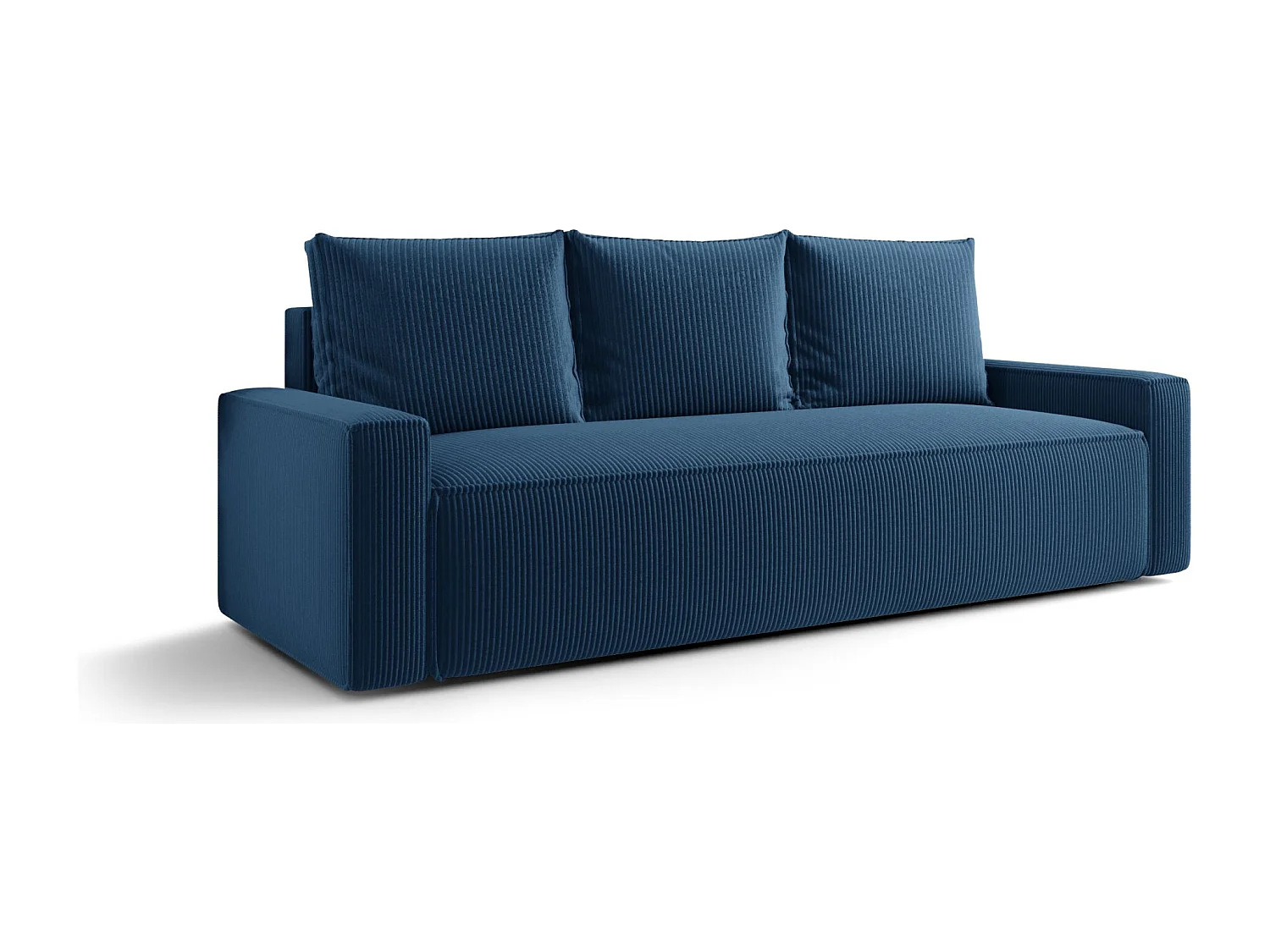 SOFA SAVIO Poso 05 Dunkelblau mit Stauraum Bettkasten Wohnzimmersofa Couch Sofa Bettsofa Bettkasten Bettcouch