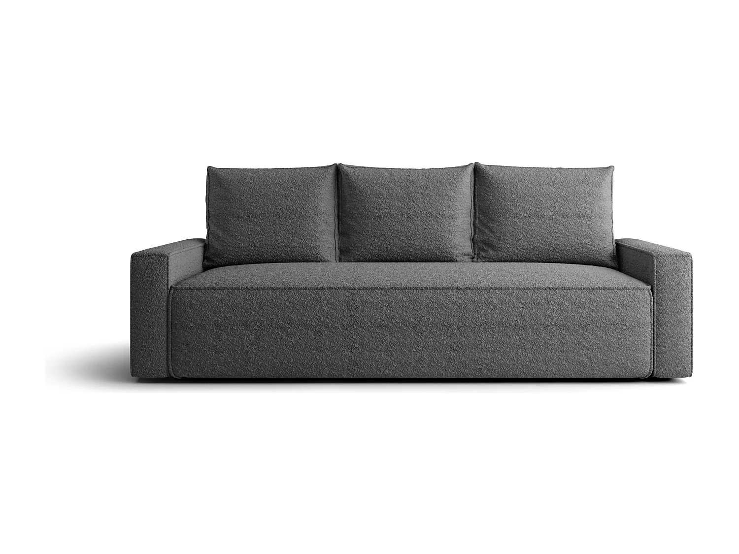 SOFA SAVIO Quelle 92 Dunkelgrau mit Stauraum Bettkasten Wohnzimmersofa Couch Sofa Bettsofa Bettkasten Bettcouch