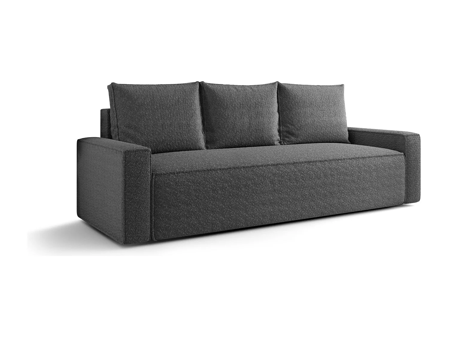 SOFA SAVIO Quelle 92 Dunkelgrau mit Stauraum Bettkasten Wohnzimmersofa Couch Sofa Bettsofa Bettkasten Bettcouch