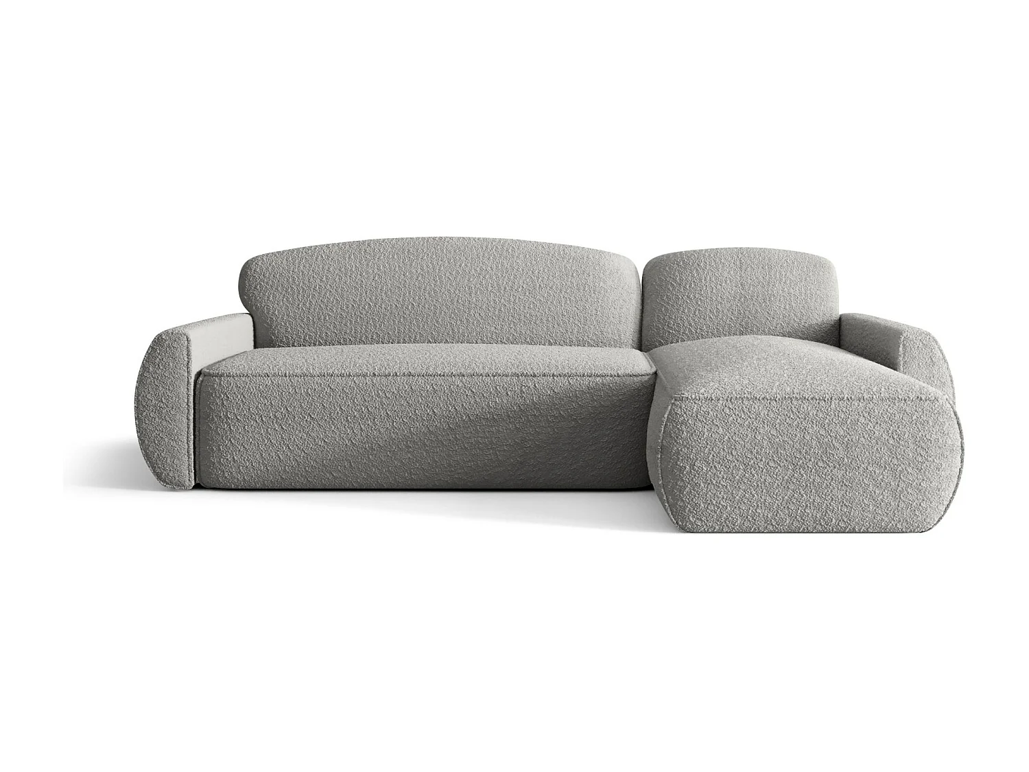 ECKSOFA mit Schlaffunktion LUCAS Quelle 83 Grau Rechts L-Form Sofa mit Stauraum Bettkasten Wohnzimmersofa Couch Sofa Bettsofa Bettkasten Bettcouch