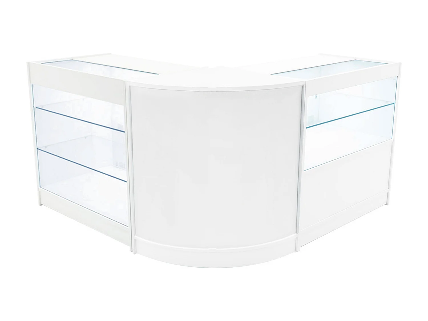 Hera LED Verkaufstheken-Set CM60 + K900 + C900 - Weiß