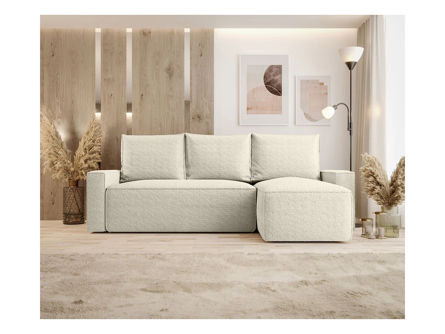 Hoekbank met slaapfunctie SAVIO Quelle 03 rechts L-vormige bank met opbergruimte woonkamerbank, slaapbank, bank met opbergruimte